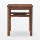 木製サイドテーブルベンチ　板座　節あり　