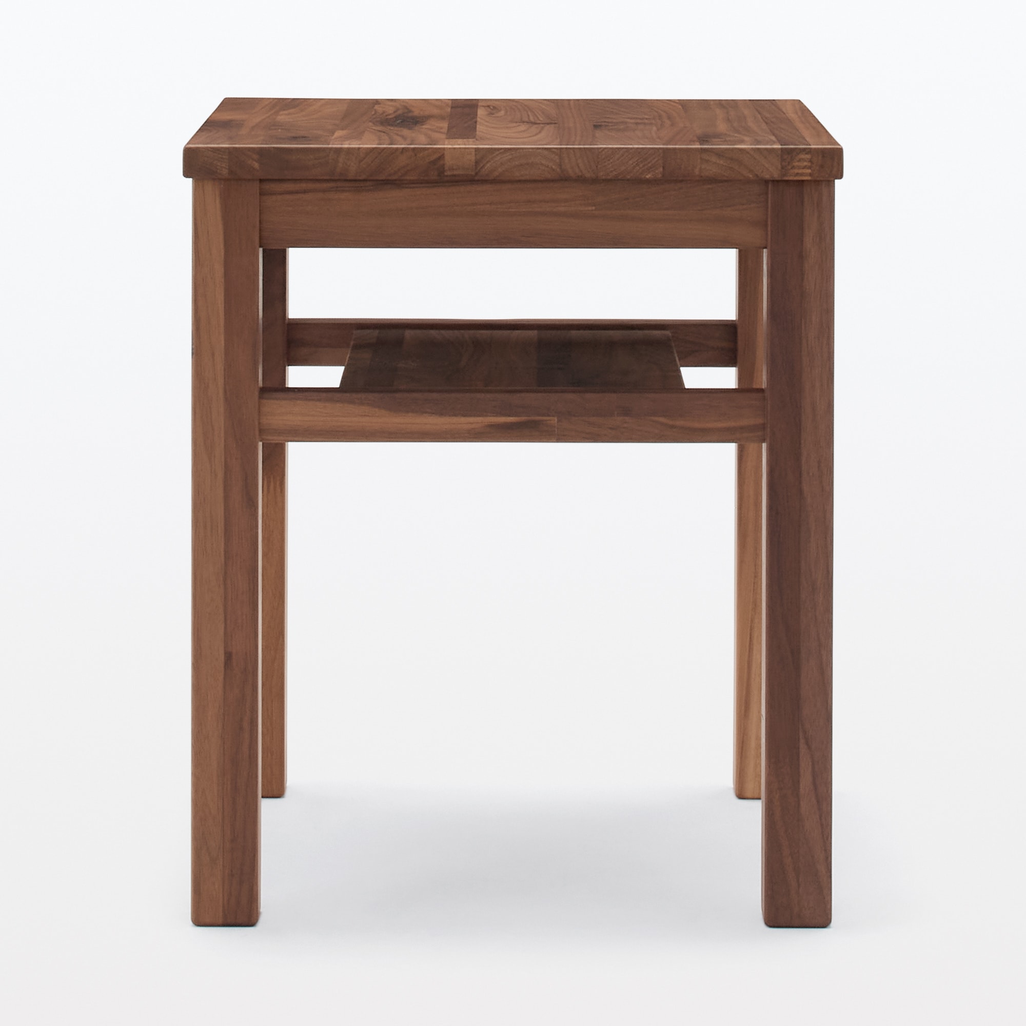 木製サイドテーブルベンチ　板座　節あり　