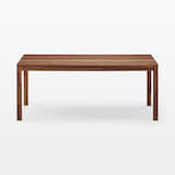 木製テーブル　引出付　節あり　幅１８０ｃｍ