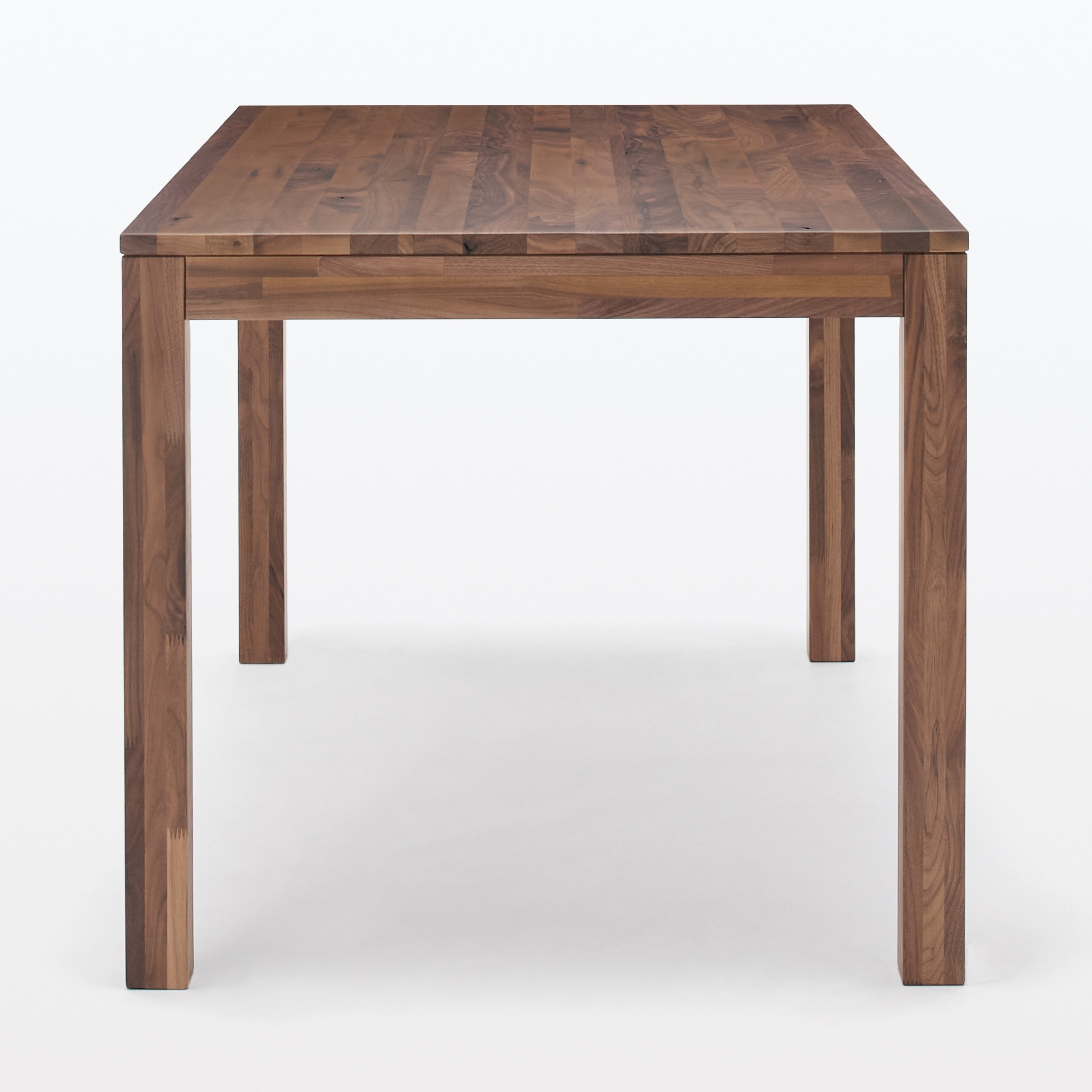 木製テーブル　引出付　節あり　幅１４０ｃｍ