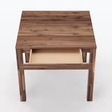 木製テーブル　引出付　節あり　幅８０ｃｍ　