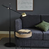 ［ＩＤＥＥ］ＣＡＭＰＡＮＡ　ＦＬＯＯＲ　ＡＲＭ　ＬＡＭＰ　ＢＲＡＳＳ