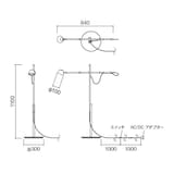 ［ＩＤＥＥ］ＣＡＭＰＡＮＡ　ＦＬＯＯＲ　ＡＲＭ　ＬＡＭＰ　ＢＲＡＳＳ