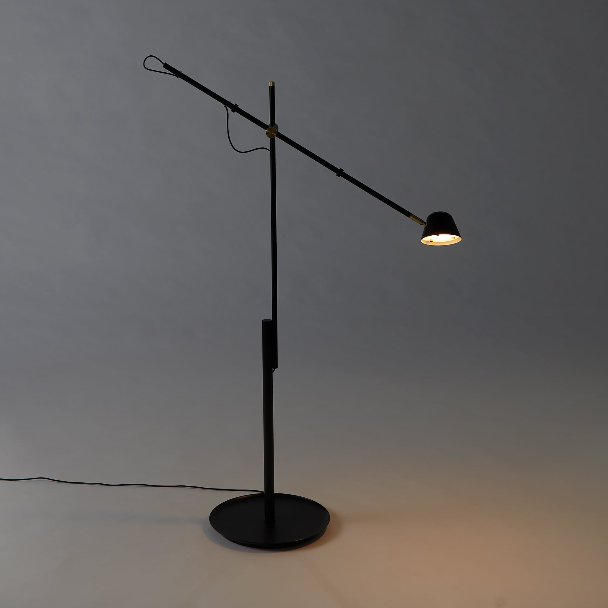 IDEE］CAMPANA FLOOR ARM LAMP BLACK