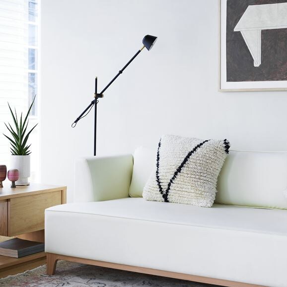 ［ＩＤＥＥ］ＣＡＭＰＡＮＡ　ＦＬＯＯＲ　ＡＲＭ　ＬＡＭＰ　ＢＬＡＣＫ