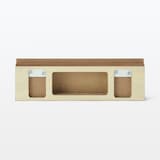 壁に付けられる家具長押マグネット付き