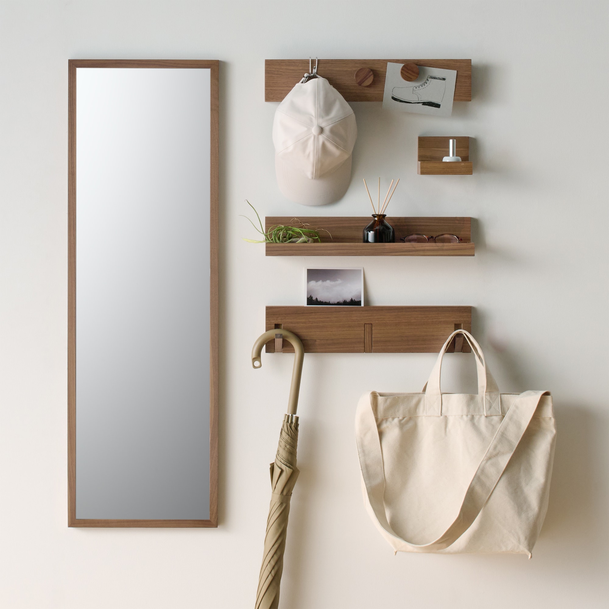 壁に付けられる家具長押マグネット付き | 無印良品