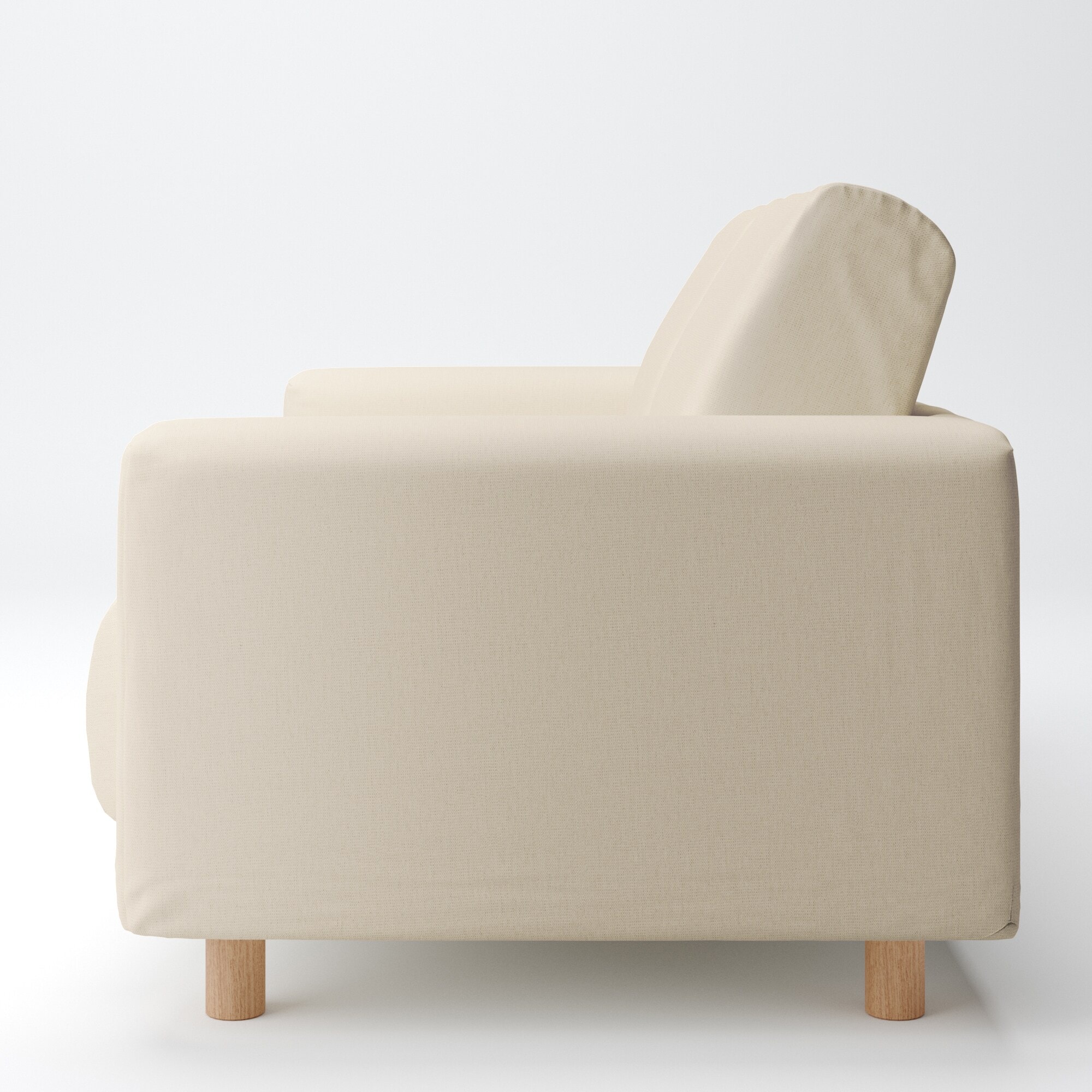 ウレタンポケットコイルソファ 2S カバー 脚セット 綿麻バスケット織