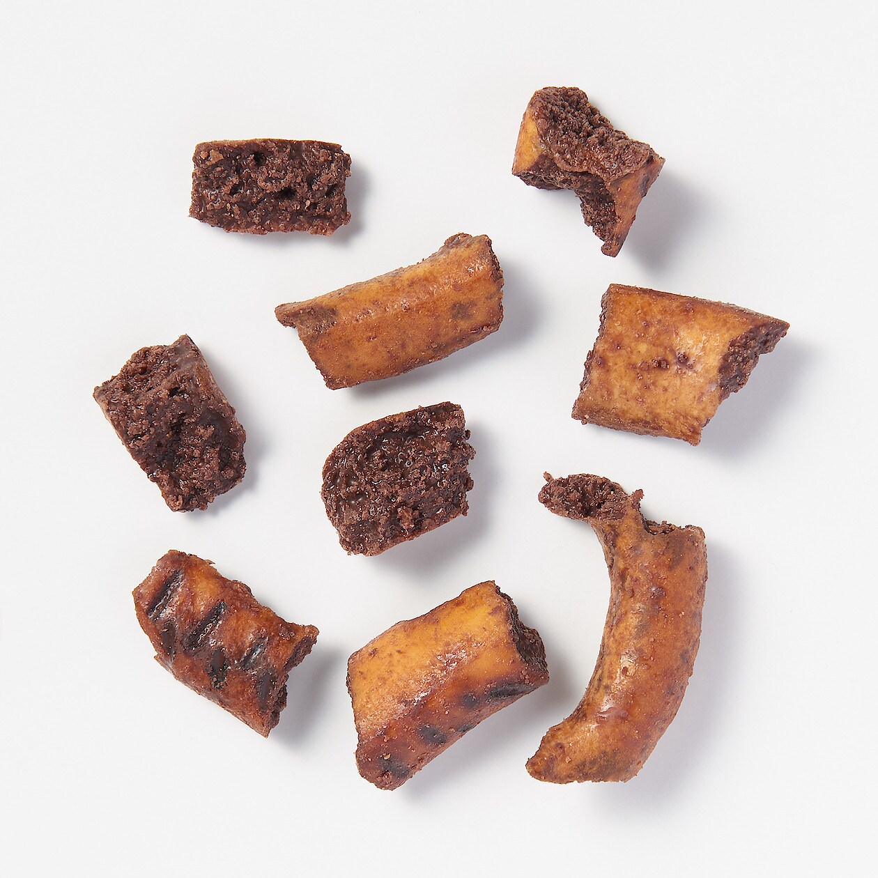 雪のようなチョコレートクラックルビスケットのレシピ