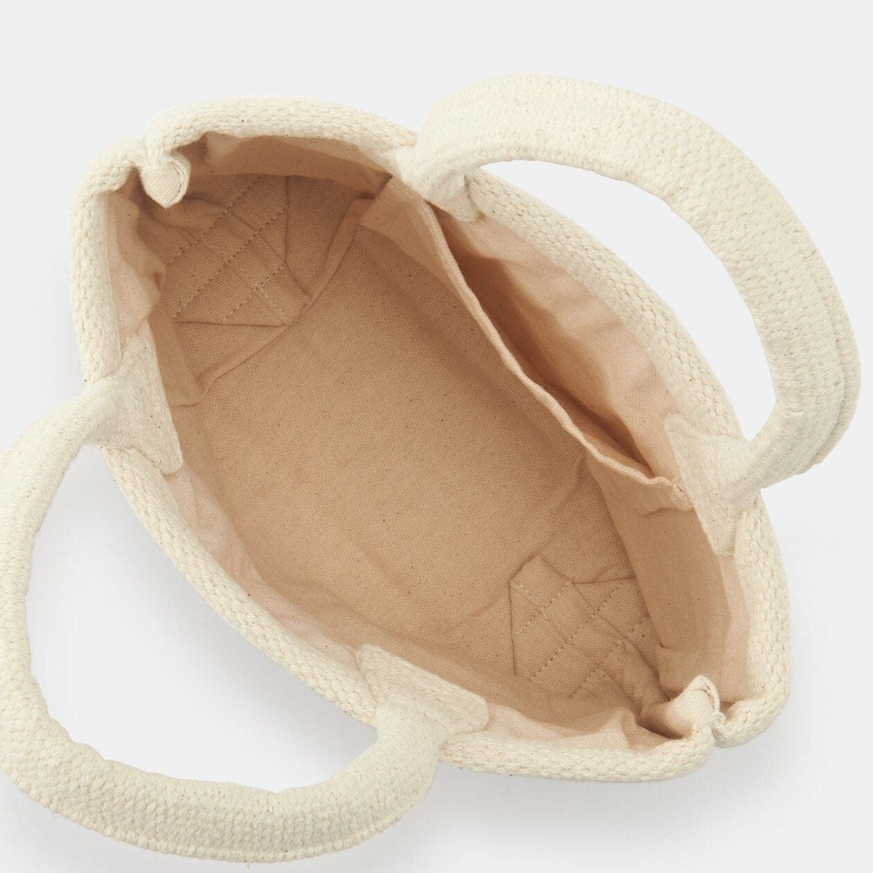 インドの手織り　ミニトートバッグ