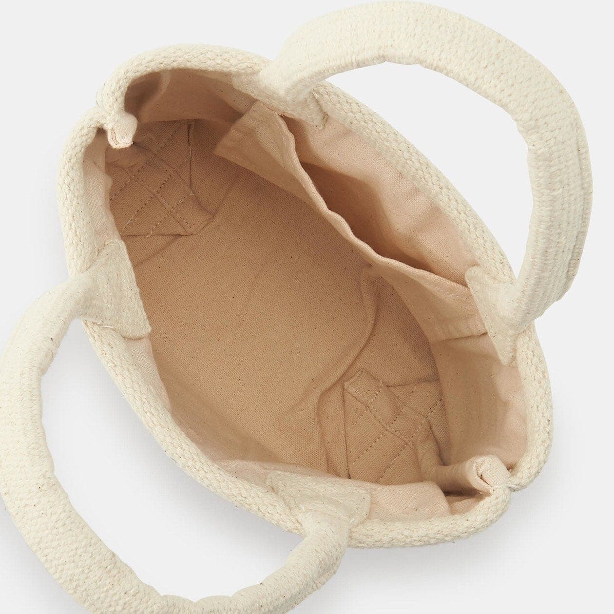 インドの手織り ミニトートバッグ（ボーダー） | 無印良品