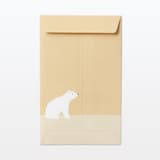 竹紙ぽち袋　ホッキョクグマ