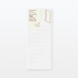 端にも貼れるチェックリスト付箋紙