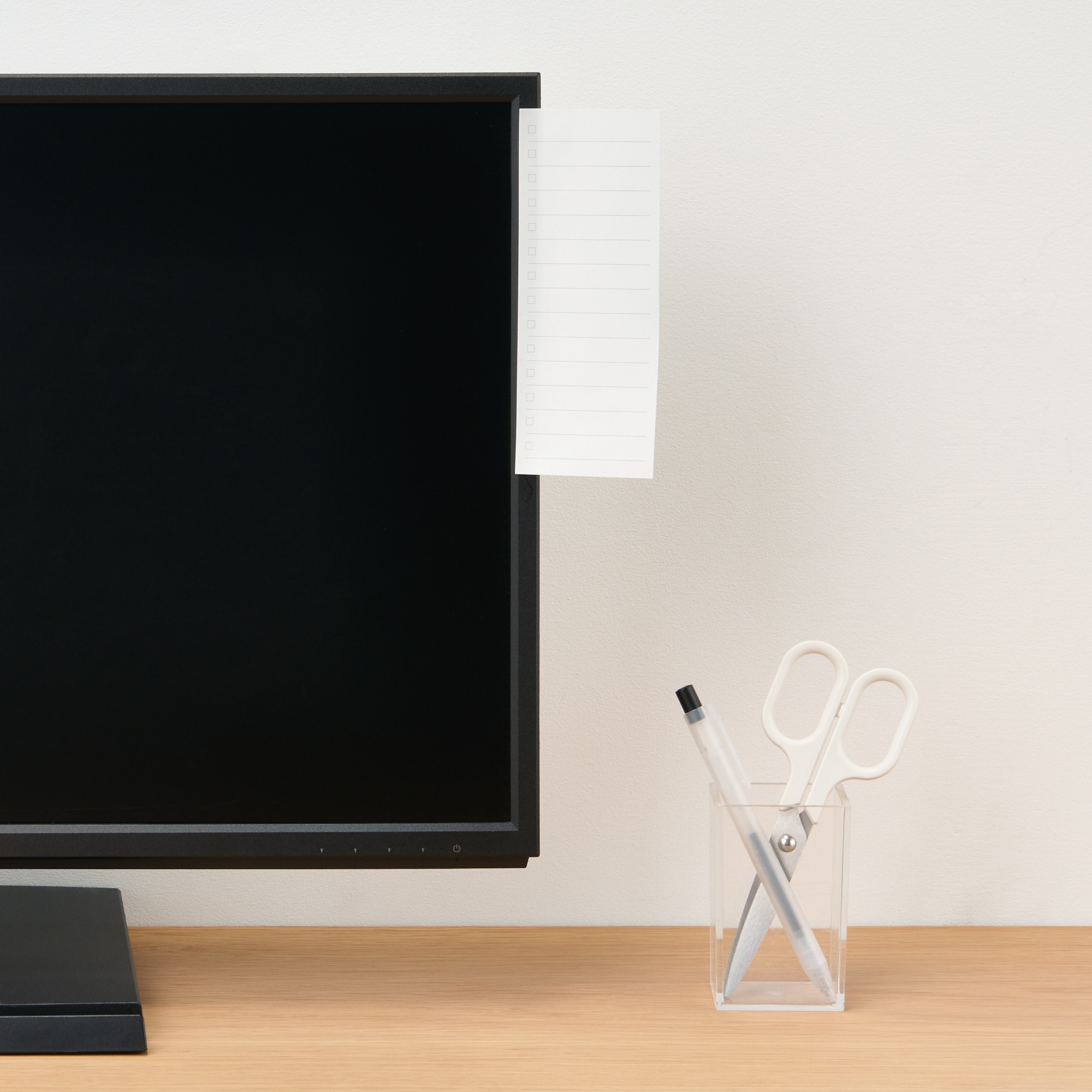 端にも貼れるチェックリスト付箋紙