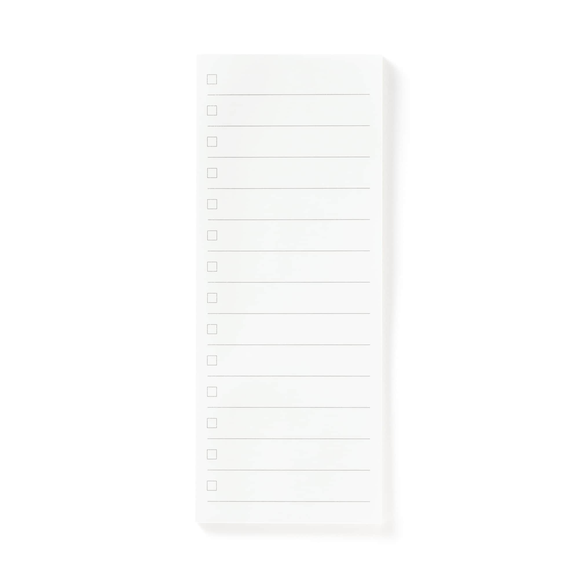 端にも貼れるチェックリスト付箋紙