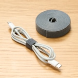 ミシン目入り結束テープ　ダークグレー