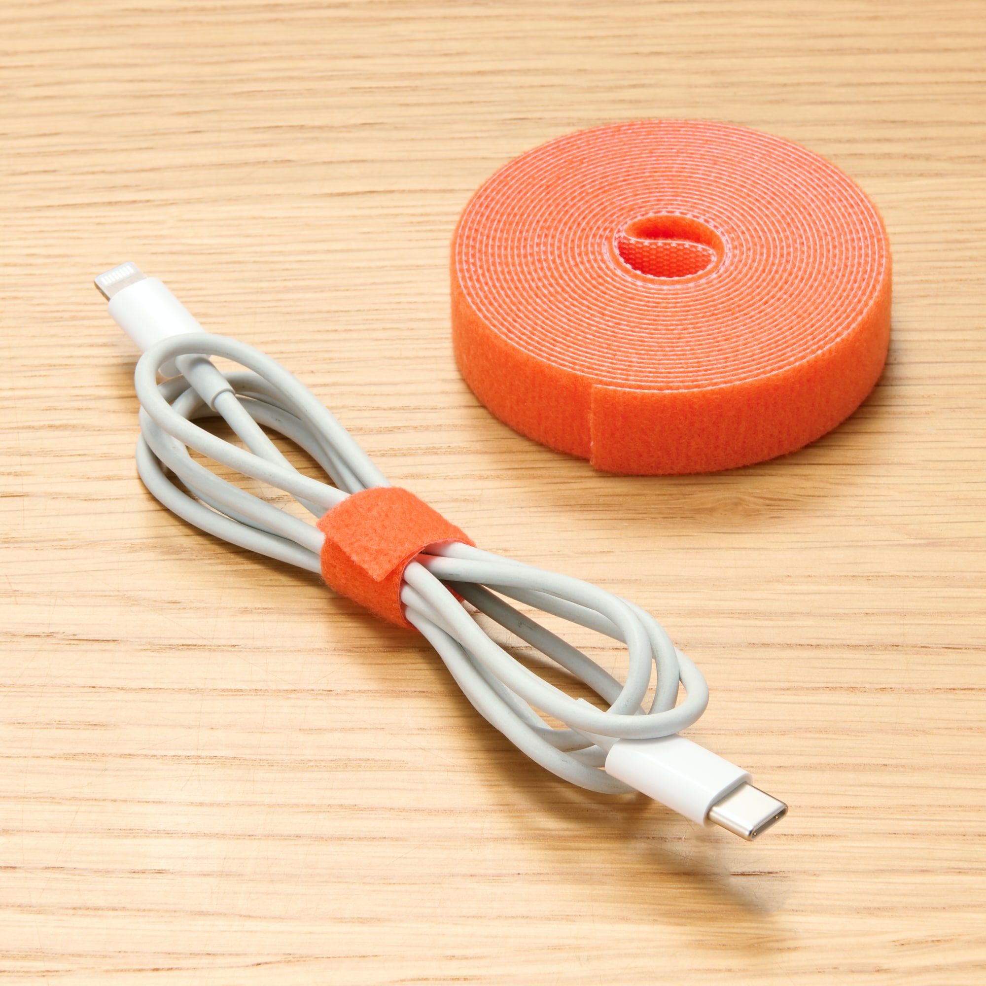 ミシン目入り結束テープ　オレンジ