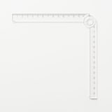 ポリカーボネート　ダブル定規