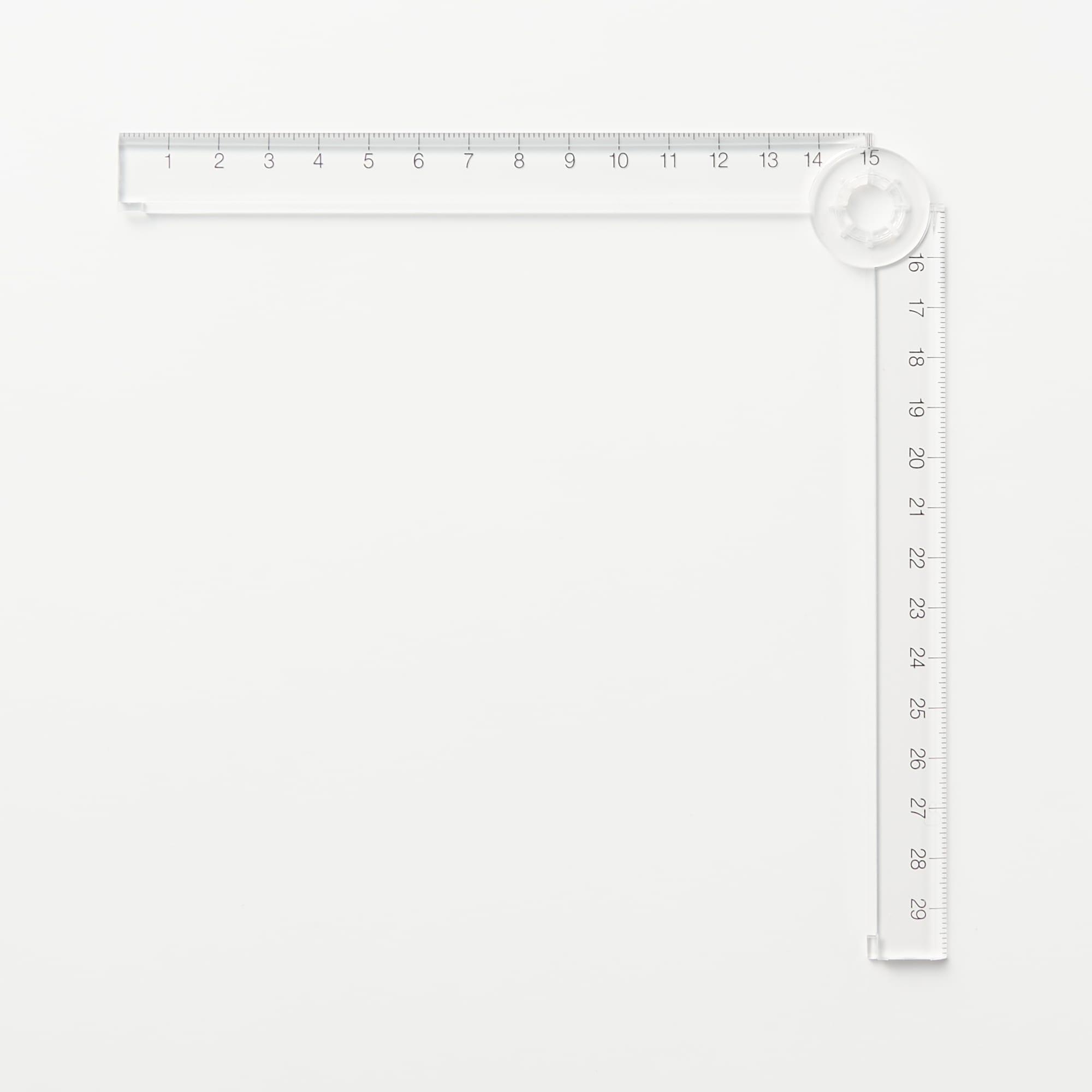 ポリカーボネート　ダブル定規