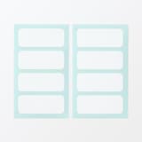 布にも貼れるラベルシール・ノンアイロンタイプ・１片／５０×２０ｍｍ