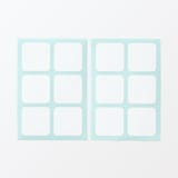 布にも貼れるラベルシール・ノンアイロンタイプ・１片／３０×３０ｍｍ