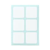 布にも貼れるラベルシール・ノンアイロンタイプ・１片／３０×３０ｍｍ