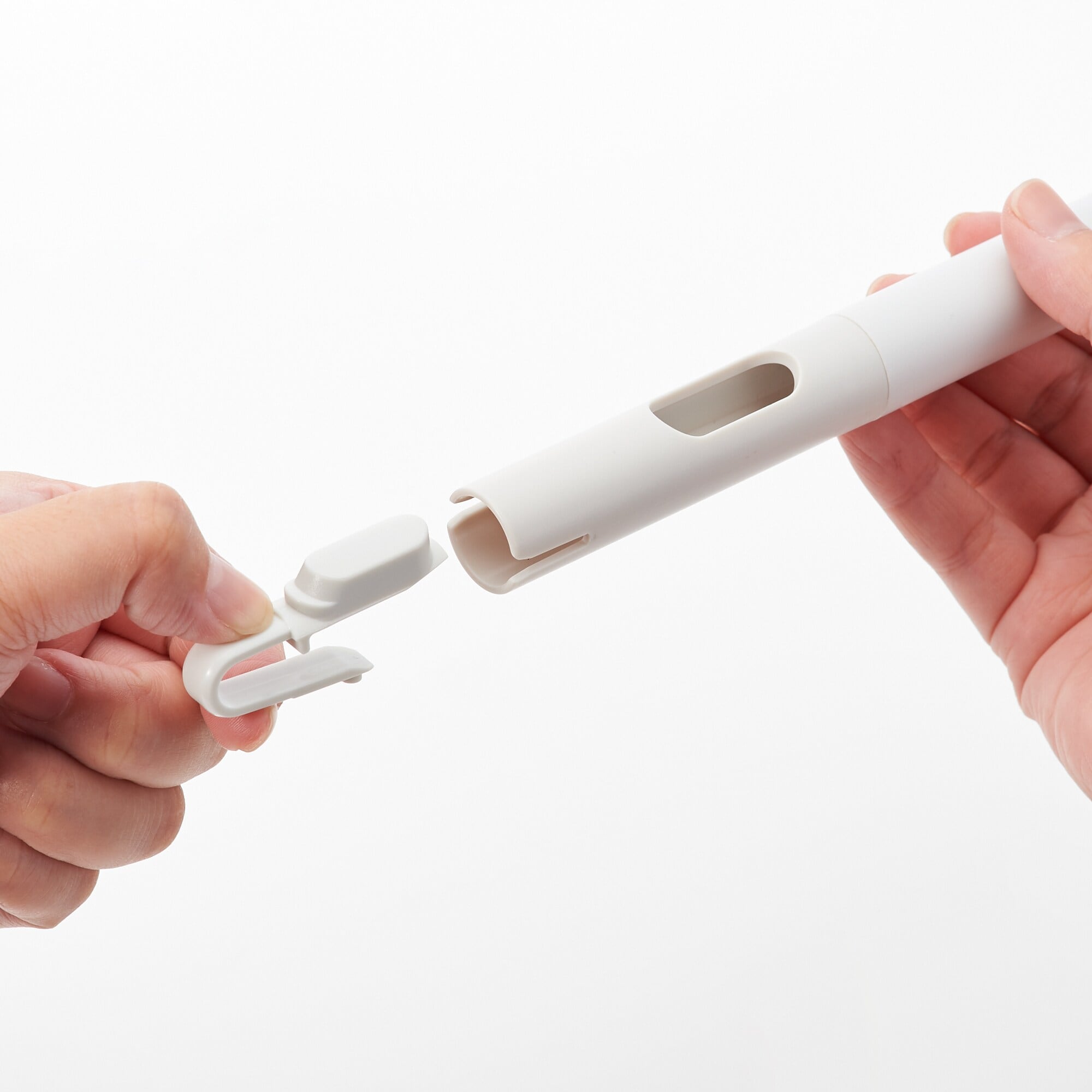 ヘッドが付け替えられる　軽量ポール