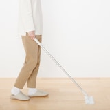 ヘッドが付け替えられる　フローリングワイパー