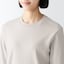 スムース編みクルーネック長袖Ｔシャツ