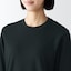 スムース編みクルーネック長袖Ｔシャツ