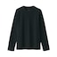 スムース編みクルーネック長袖Ｔシャツ