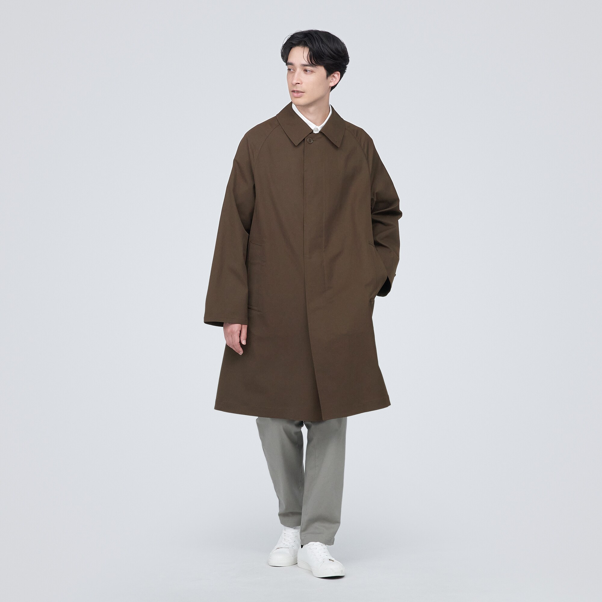新品】YOKE ステンカラーコート Sサイズ