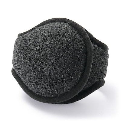 後ろから着ける　イヤーマフ　