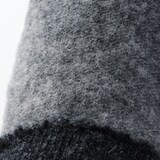 ウール混　裏起毛　　タッチパネル手袋　（配色）