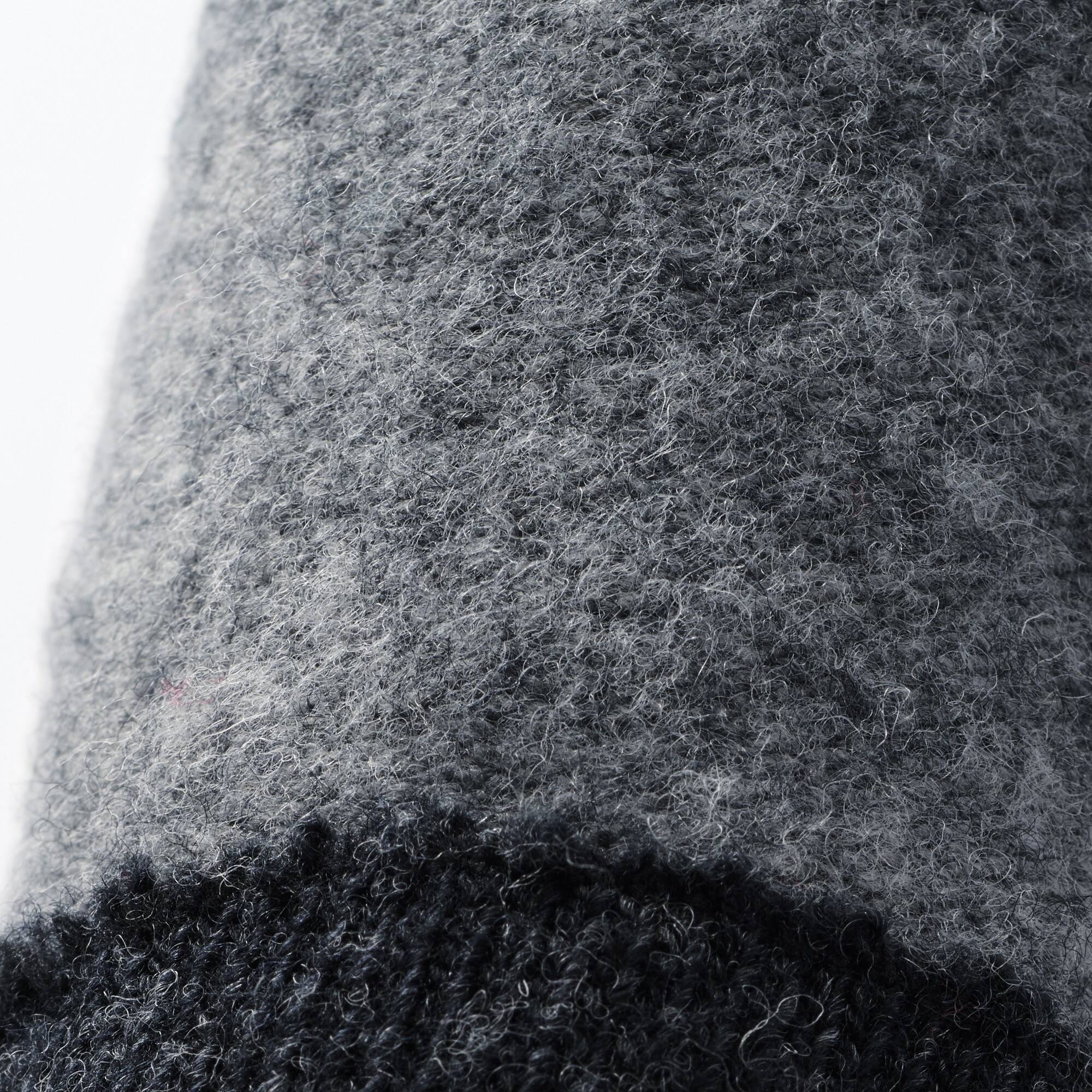 ウール混　裏起毛　　タッチパネル手袋　（配色）