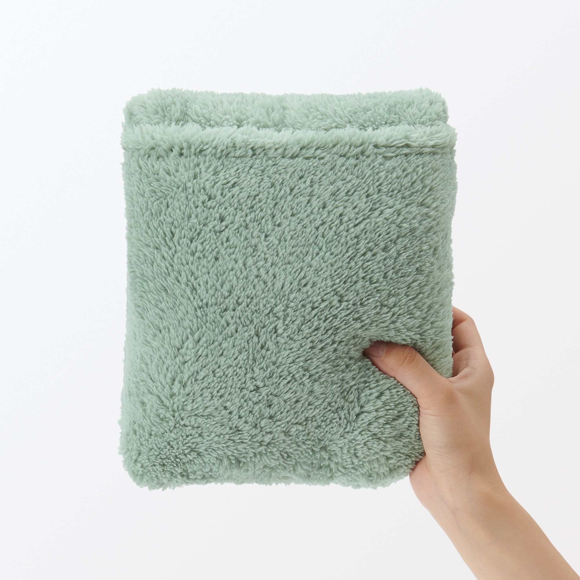 再生ポリエステル　ボア　ポケッタブル　マフラー　