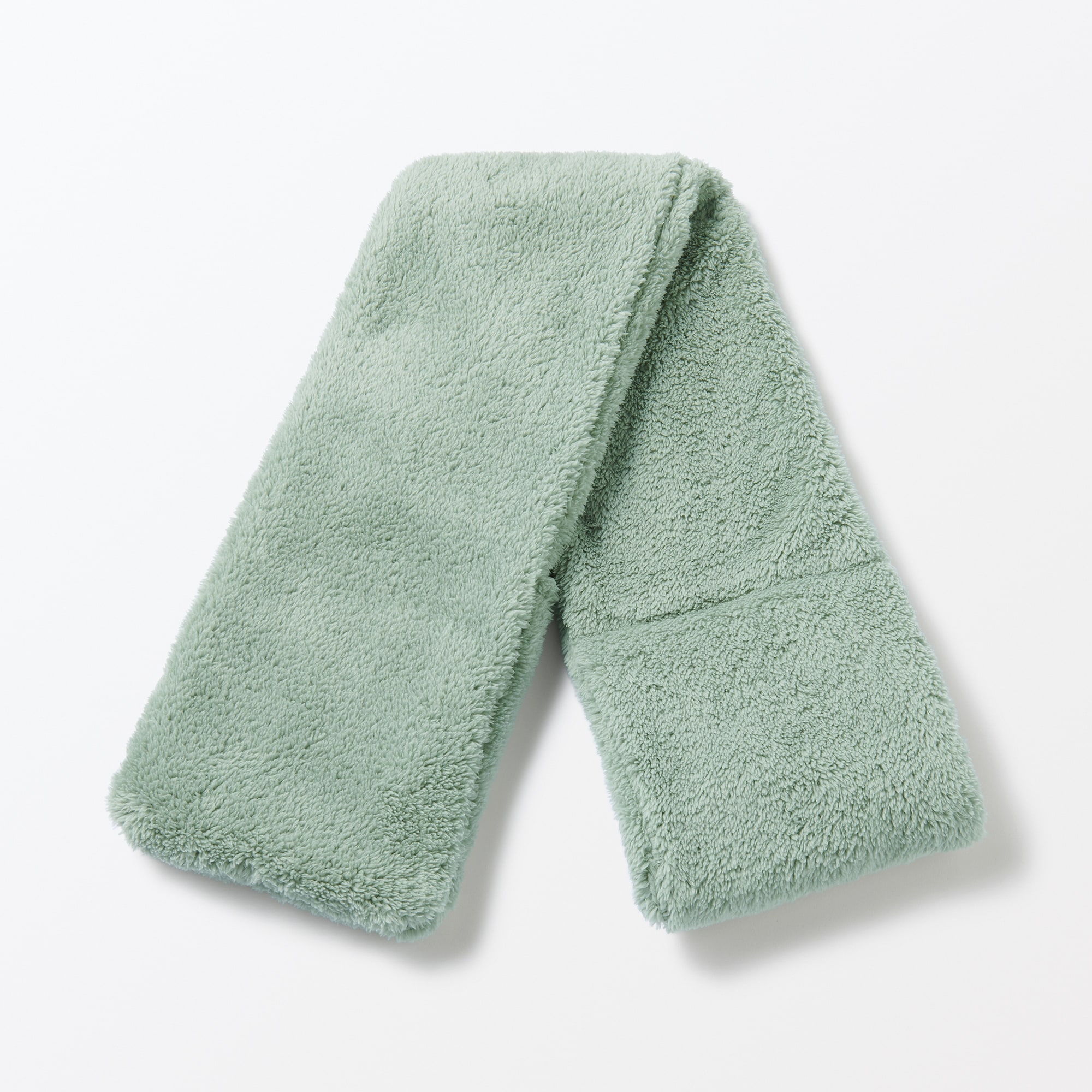 再生ポリエステル　ボア　ポケッタブル　マフラー　