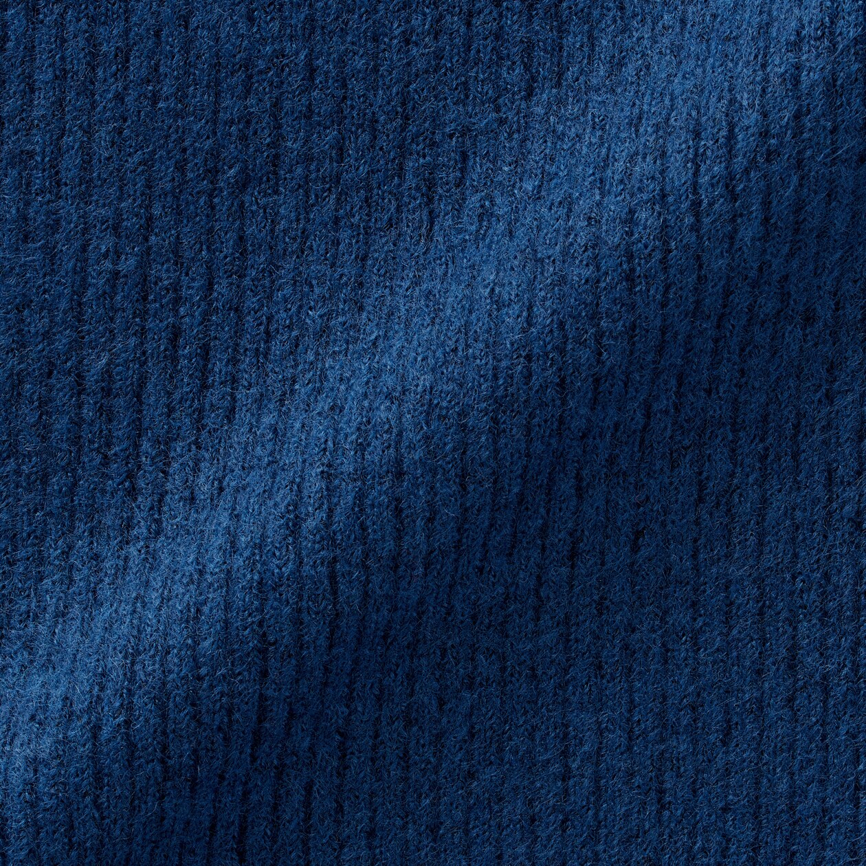 再生ポリエステル混　リブ編み　マフラー　