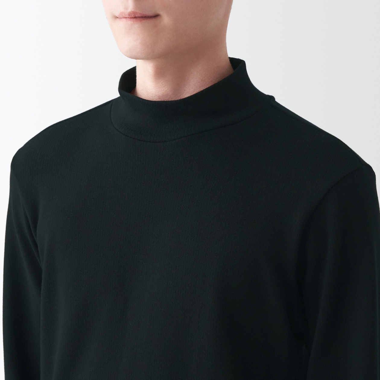 あったか綿　ウール　ハイネック長袖Ｔシャツ（２０２３年仕様）