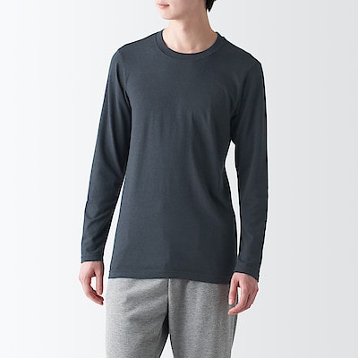 あったか綿　クルーネック長袖Ｔシャツ（2023年仕様）
