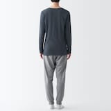 あったか綿　Ｖネック長袖Ｔシャツ（２０２３年仕様）