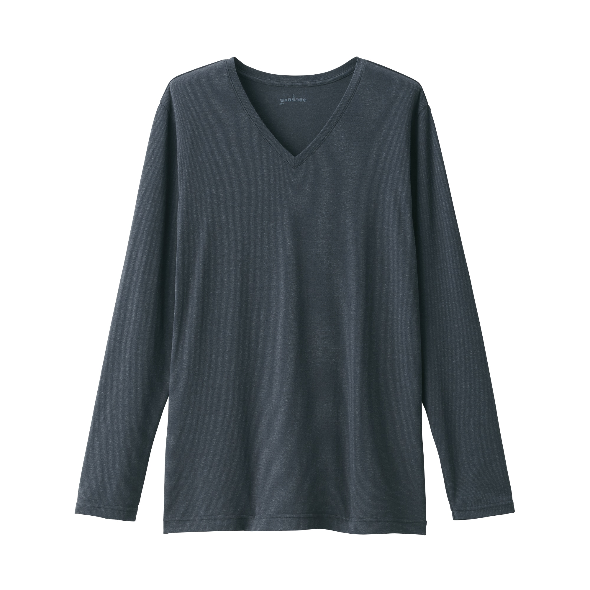 あったか綿　Ｖネック長袖Ｔシャツ（２０２３年仕様）