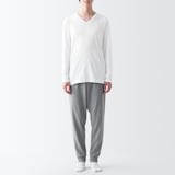 あったか綿　Ｖネック長袖Ｔシャツ（２０２３年仕様）