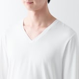 あったか綿　Ｖネック長袖Ｔシャツ（２０２３年仕様）