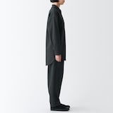 ストレッチ起毛長袖シャツ