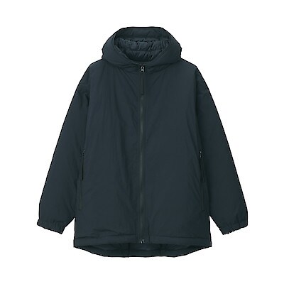 MUJI Labo 撥水ダウンジャケット 21AW ダスティブラウン L-XL