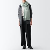 ウール　ポケット付き　ストール