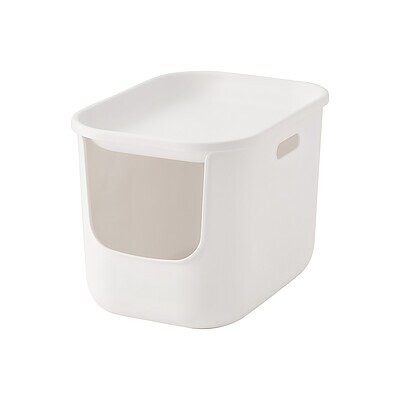 【２月中旬発売予定】ポリプロピレン　ハウスにもなる猫用トイレ　約幅４２×奥行５８×高さ４１ｃｍ