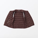 軽量ダウンノーカラーベスト（帯電防止裏地）