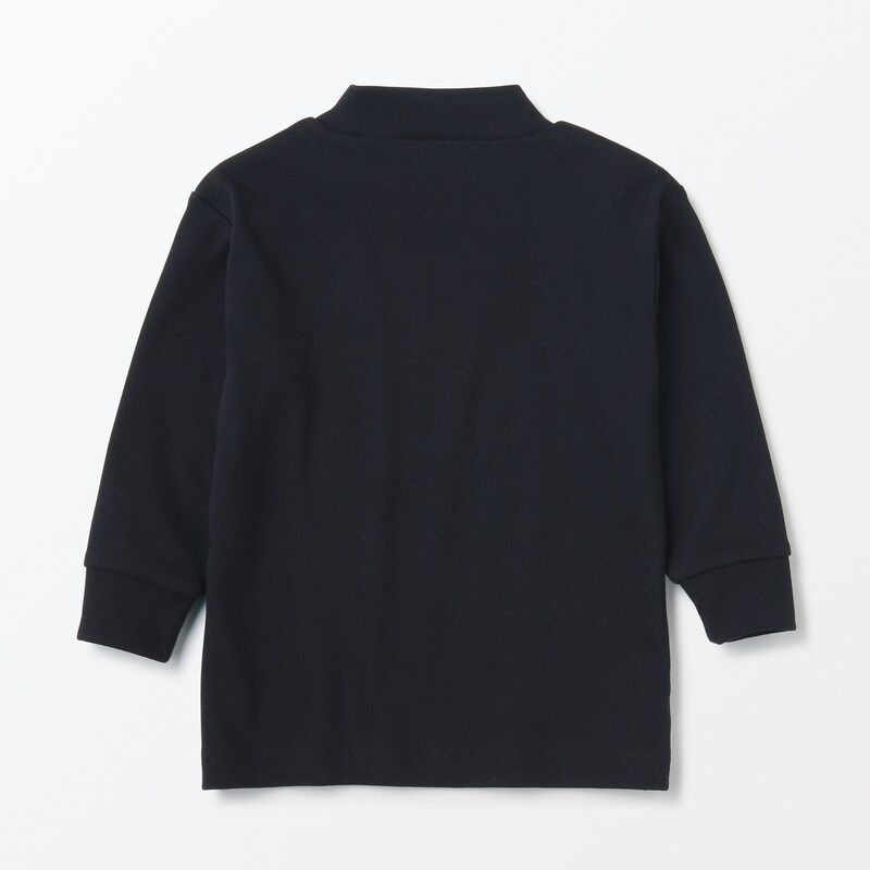 起毛スムースハイネック長袖Tシャツ（ベビー） | 無印良品 